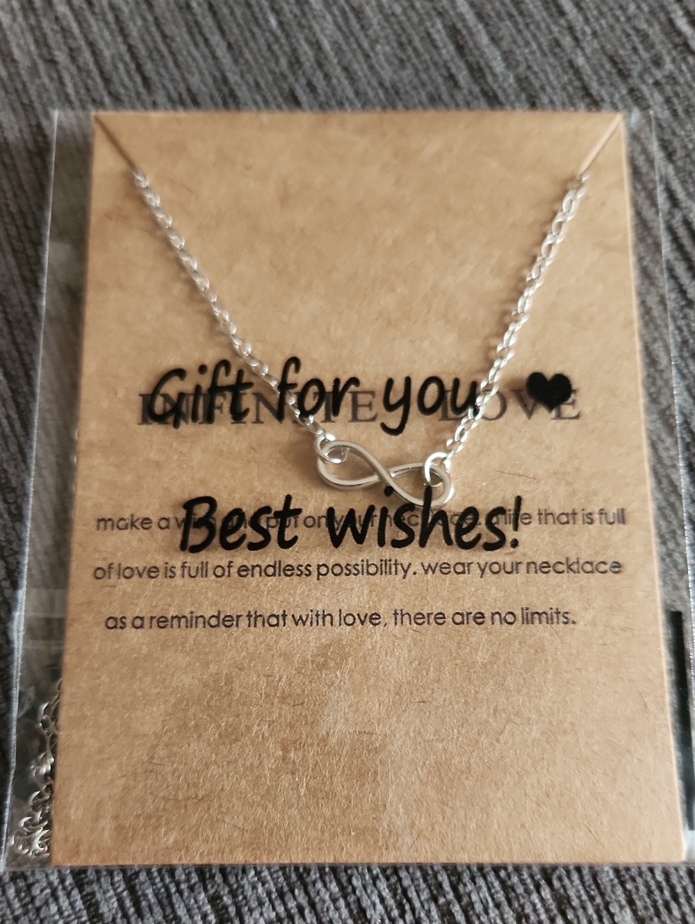 Brand Bew "Infinite Love"necklace